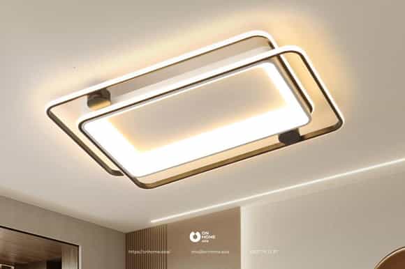 Đèn ốp trần vuông đẹp