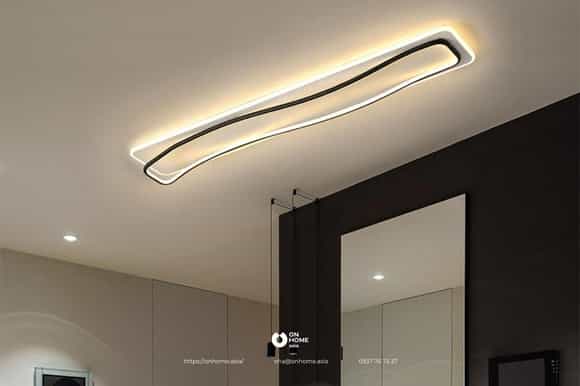 Đèn ốp trần phòng ngủ thiết kế độc đáo