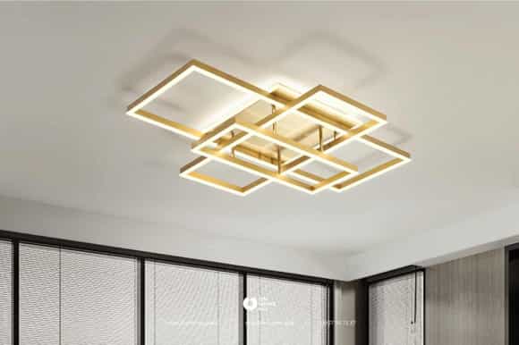 Đèn ốp trần thiết kế sang trọng