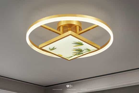 Đèn ốp trần tròn sang trọng