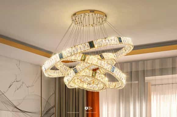 Đèn chùm treo trần hiện đại