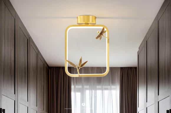 Đèn chùm nhỏ bằng đồng