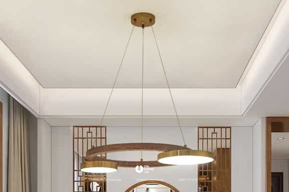 Đèn thả đồng sang trọng