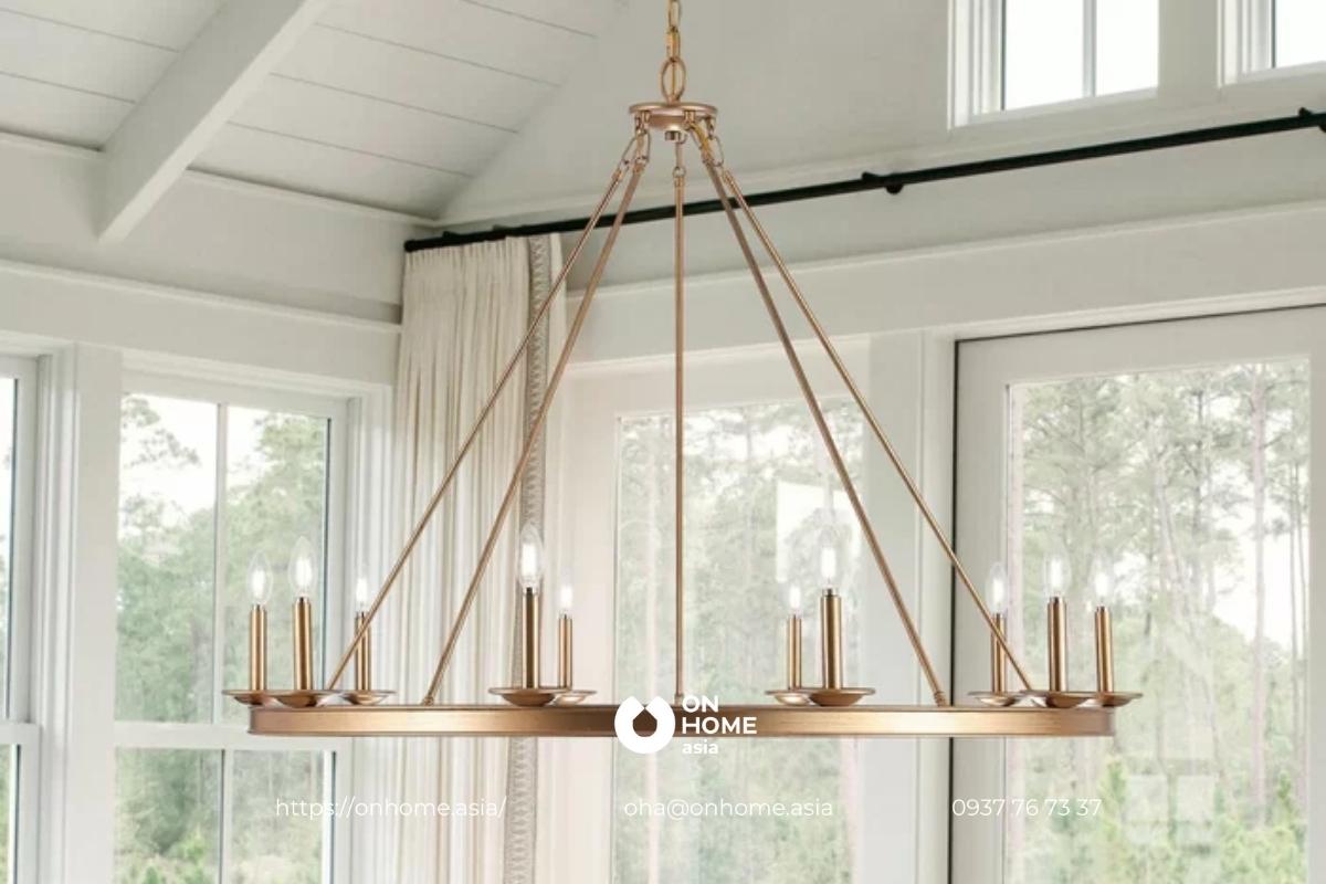 Đèn thả trang trí phòng khách đẹp