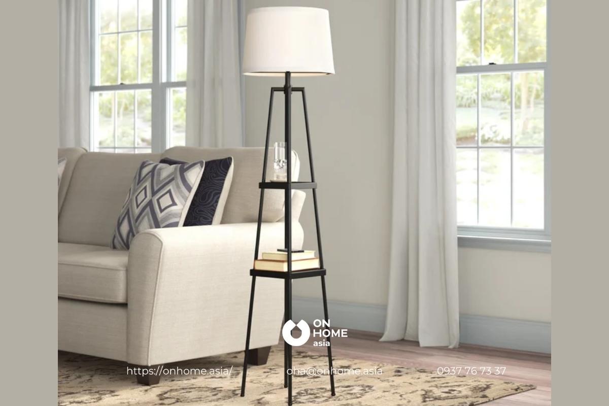 Đèn cây đứng trang trí phòng khách đẹp