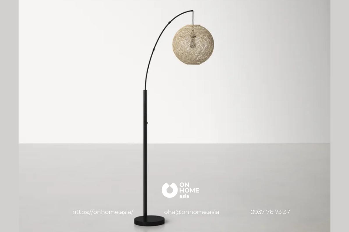 Đèn cây đọc sách trang trí phòng khách thanh lịch