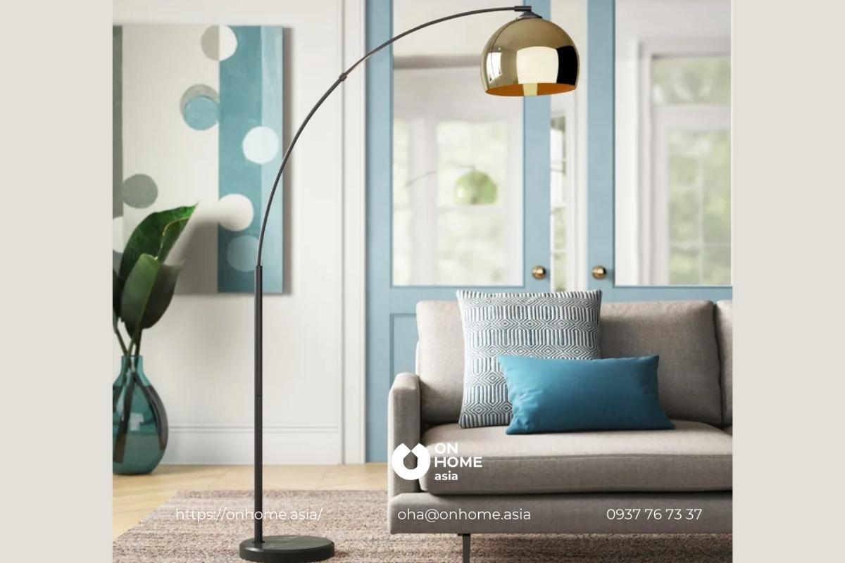 Đèn cây trang trí phòng khách hiện đại, tinh tế