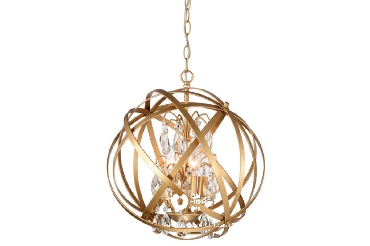 Đèn chùm trang trí phòng khách chất liệu cao cấp