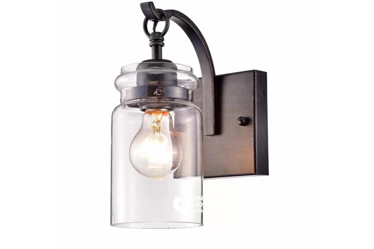 Đèn gắn tường trang trí phòng khách đơn giản mà đẹp