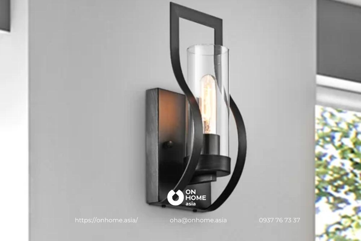 Đèn gắn tường phòng khách thiết kế lạ mắt