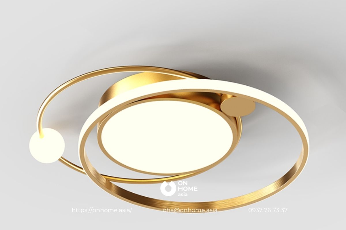 Đèn led ốp trần trang trí phòng khách cao cấp nhập khẩu