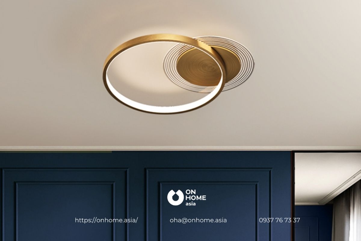 Đèn ốp trần trang trí phòng khách cao cấp