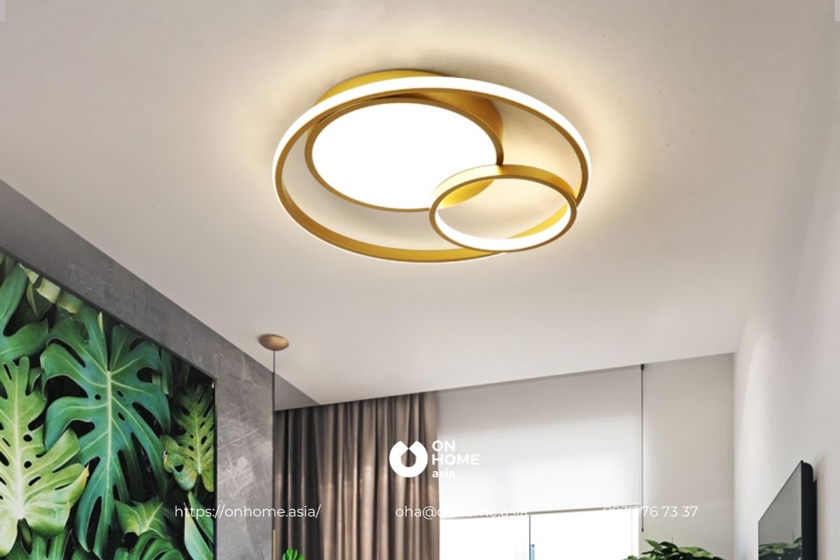 Đèn led trang trí phòng khách hiện đại