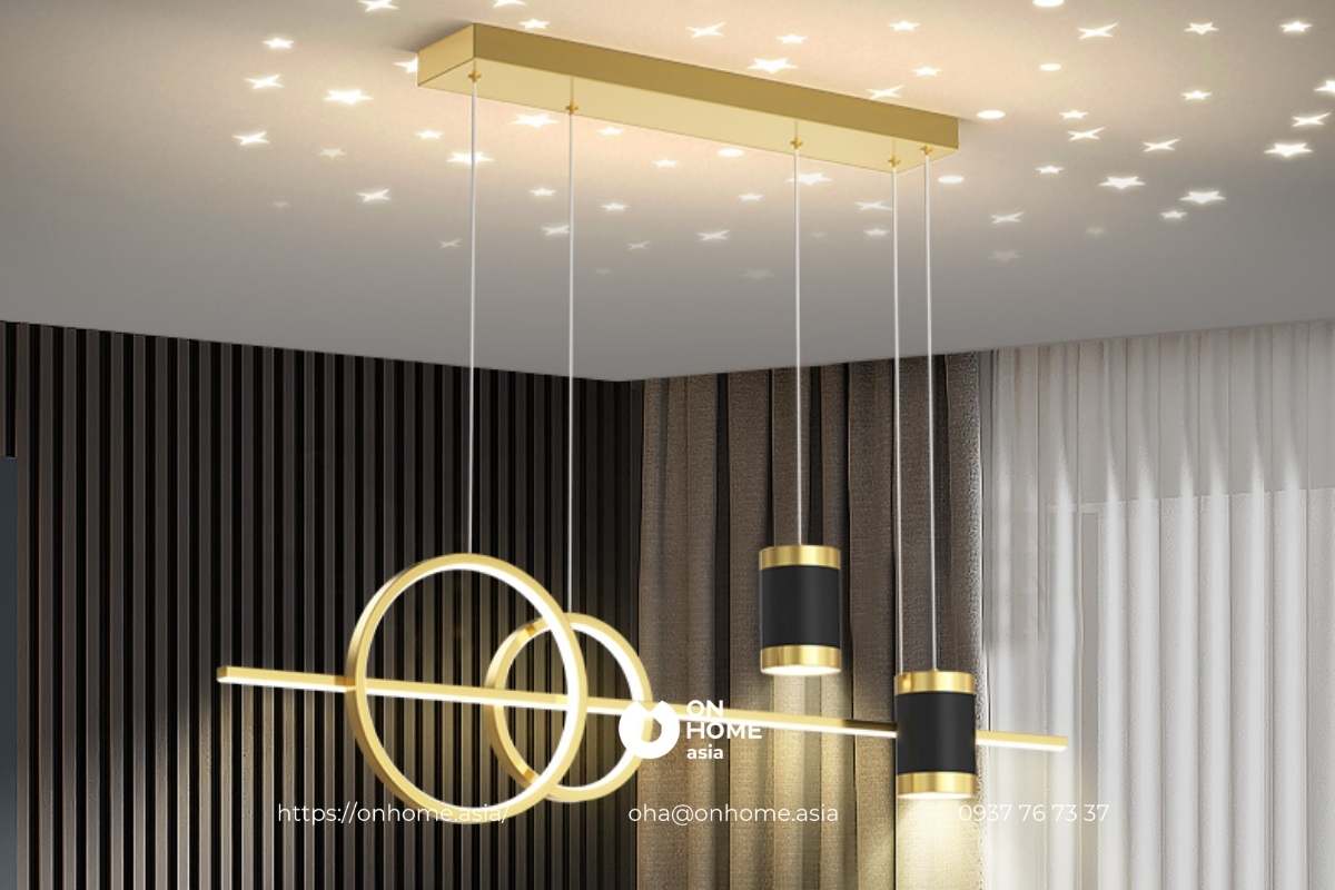 Đèn thả trang trí phòng khách cao cấp nhập khẩu