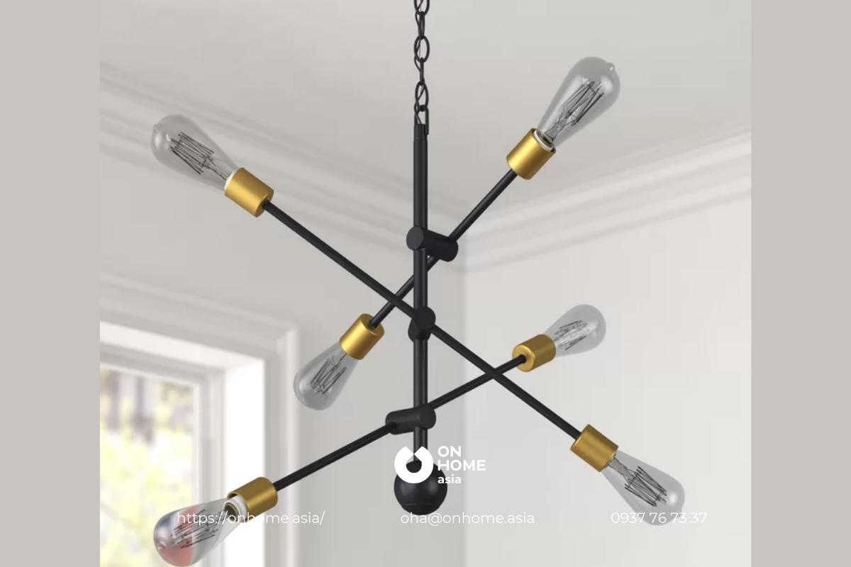 Đèn thả trang trí phòng khách hiện đại