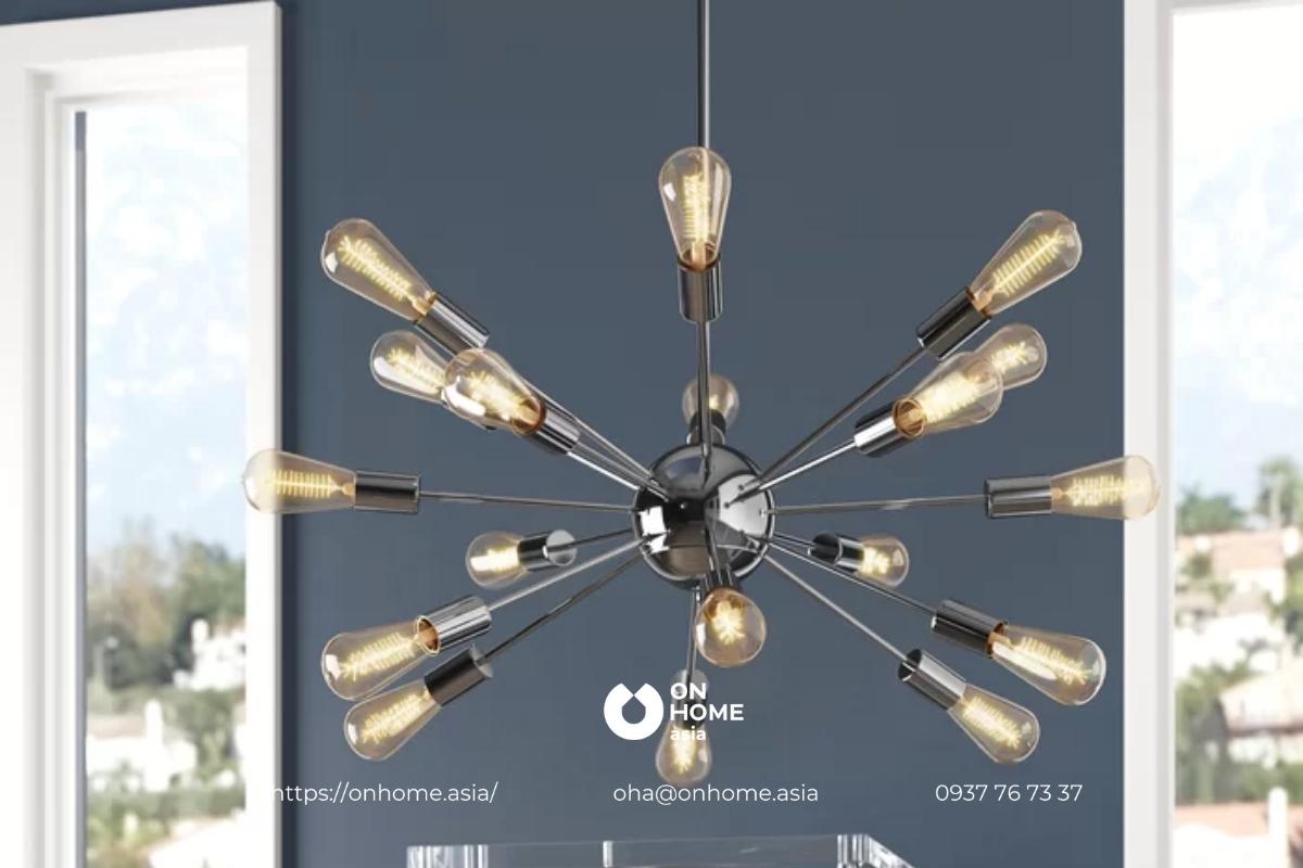 Đèn thả trần trang trí phòng khách cao cấp