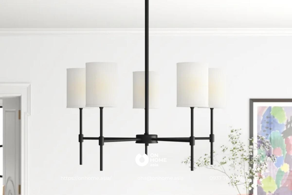 Đèn thả trang trí phòng khách hiện đại