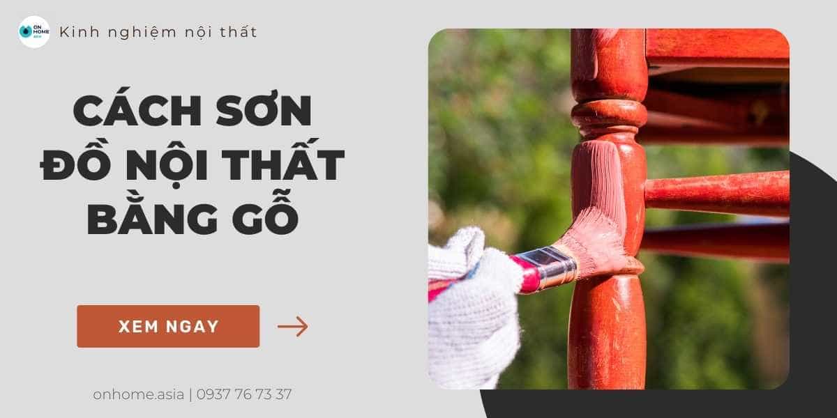 Sơn đồ nội thất gỗ