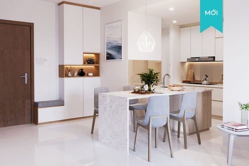 Không gian phòng khách căn hộ chung cư The View