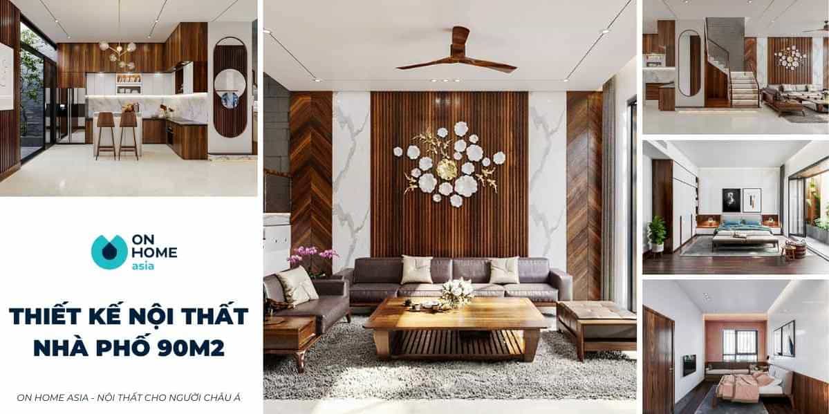 Thiết kế nội thất nhà phố 90m2 đẹp mà gia chủ cần tham khảo ngay