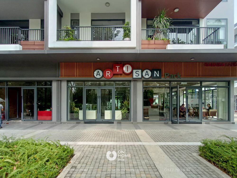 Nội thất nhà mẫu của nhà phố shophouse 4 tầng tại Artisan Park Bình Dương