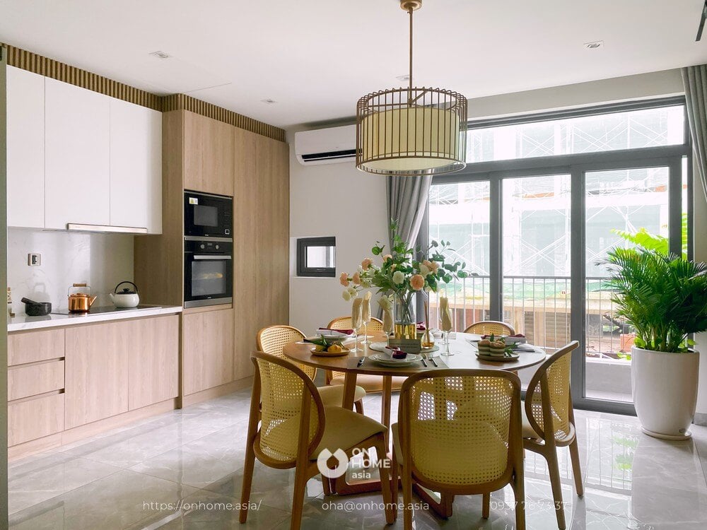 Nội thất nhà mẫu của nhà phố shophouse 4 tầng tại Artisan Park Bình Dương