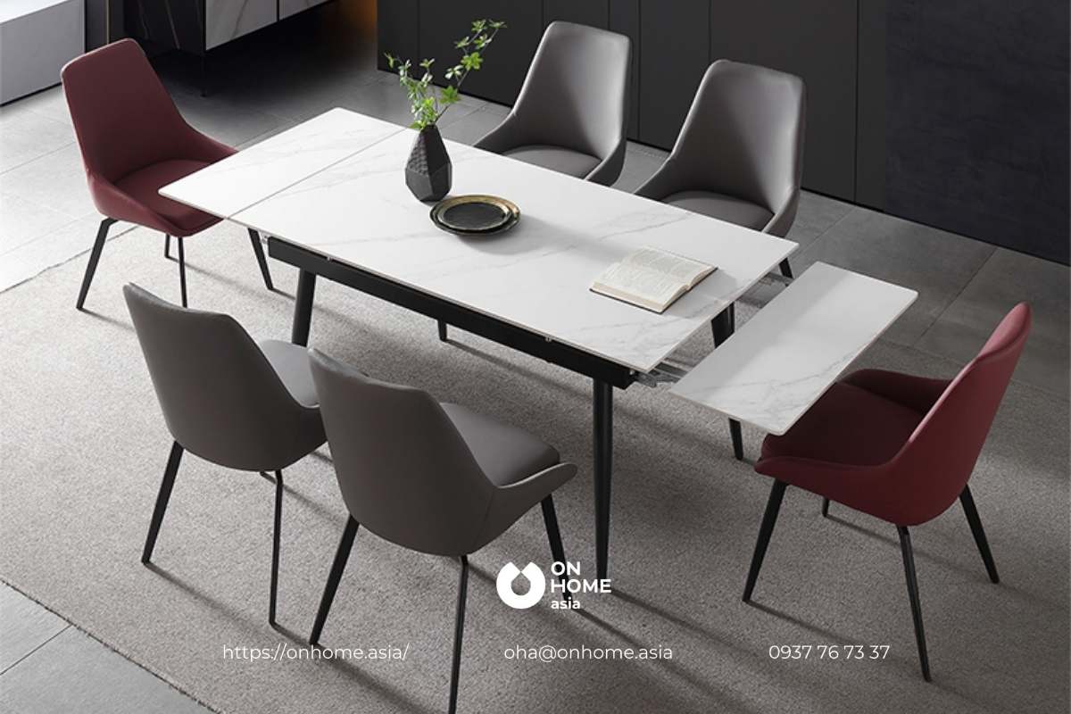 Bàn ăn thông minh thiết kế mở rộng