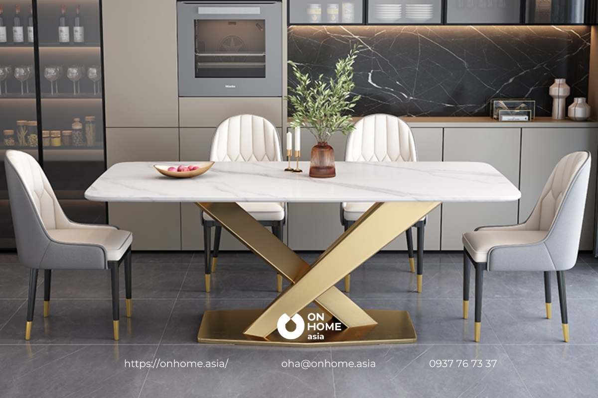 Bàn ăn thiết kế lạ mắt, sang trọng