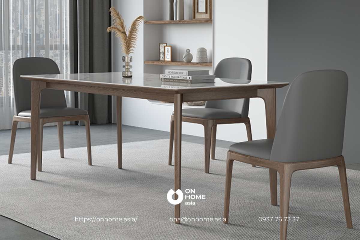 Bàn ăn gỗ Óc Chó cao cấp, sang trọng