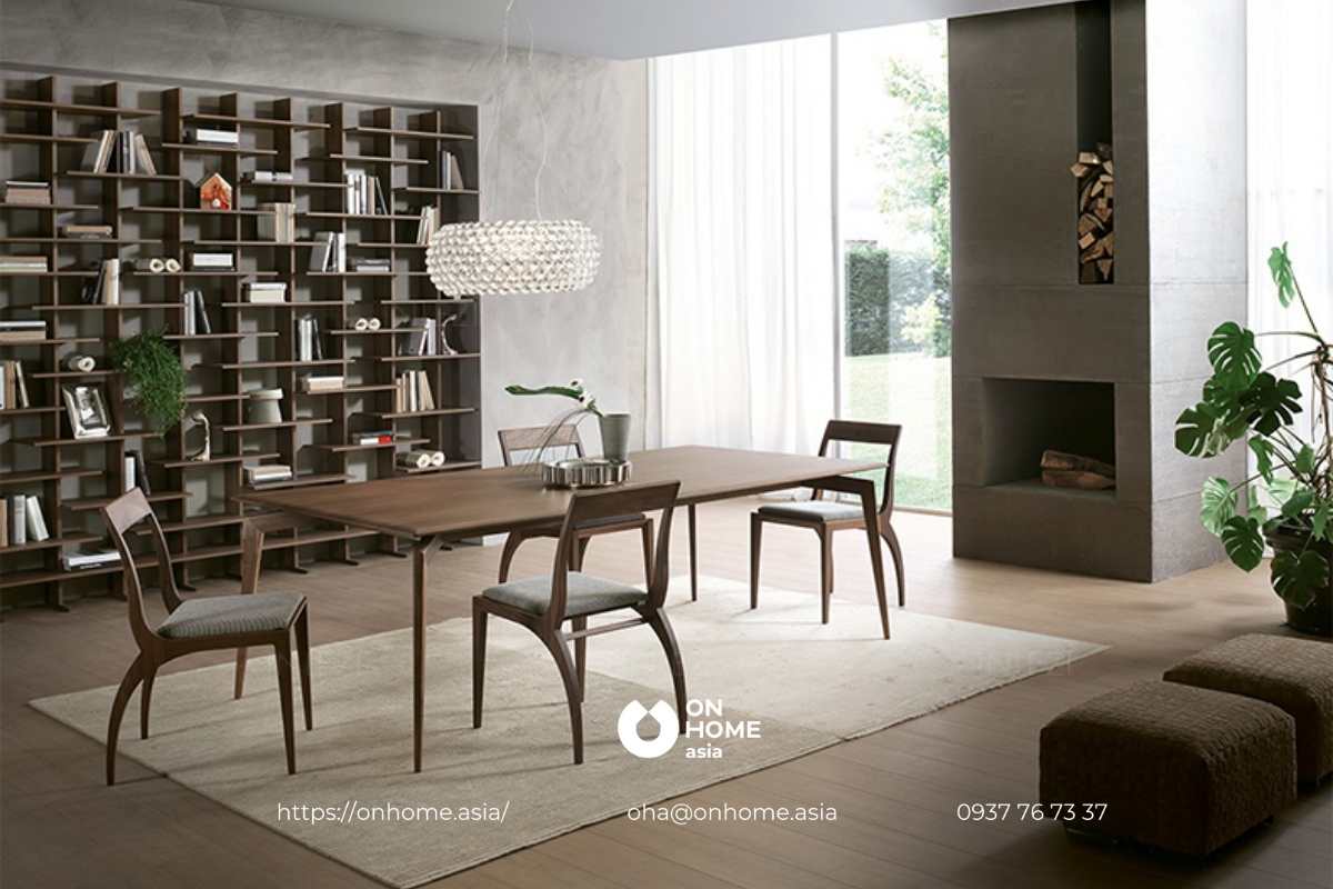 Bàn ăn gỗ Óc Chó nhập khẩu cao cấp