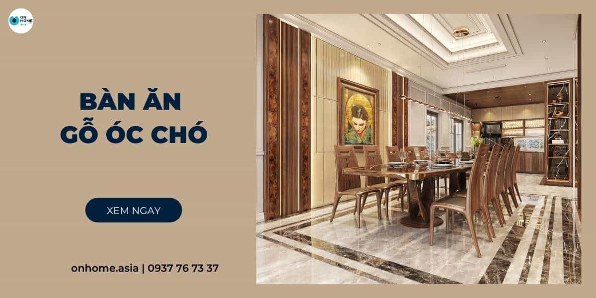 Bàn ăn gỗ Óc Chó