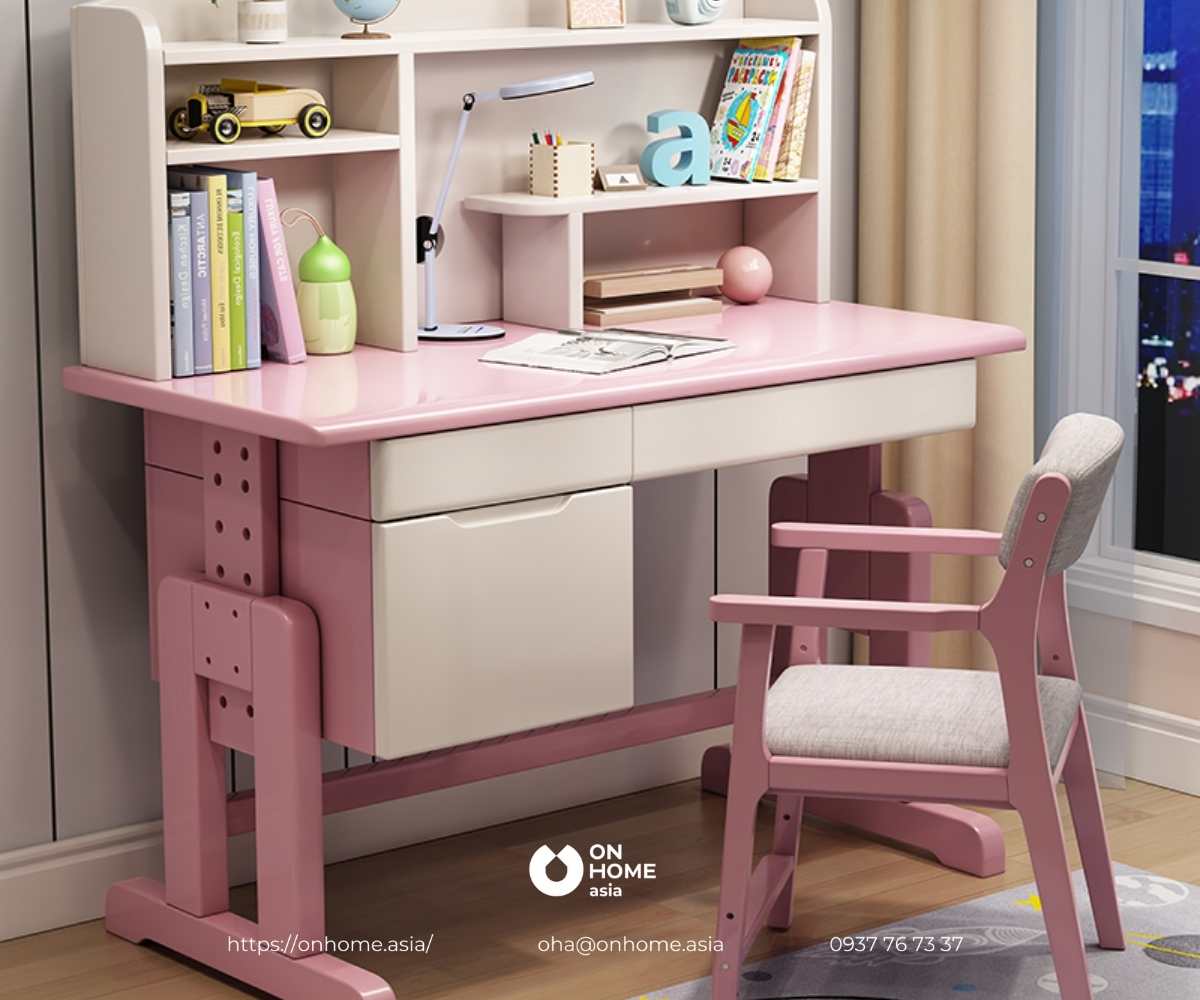 Bàn học thông minh cho bé gái