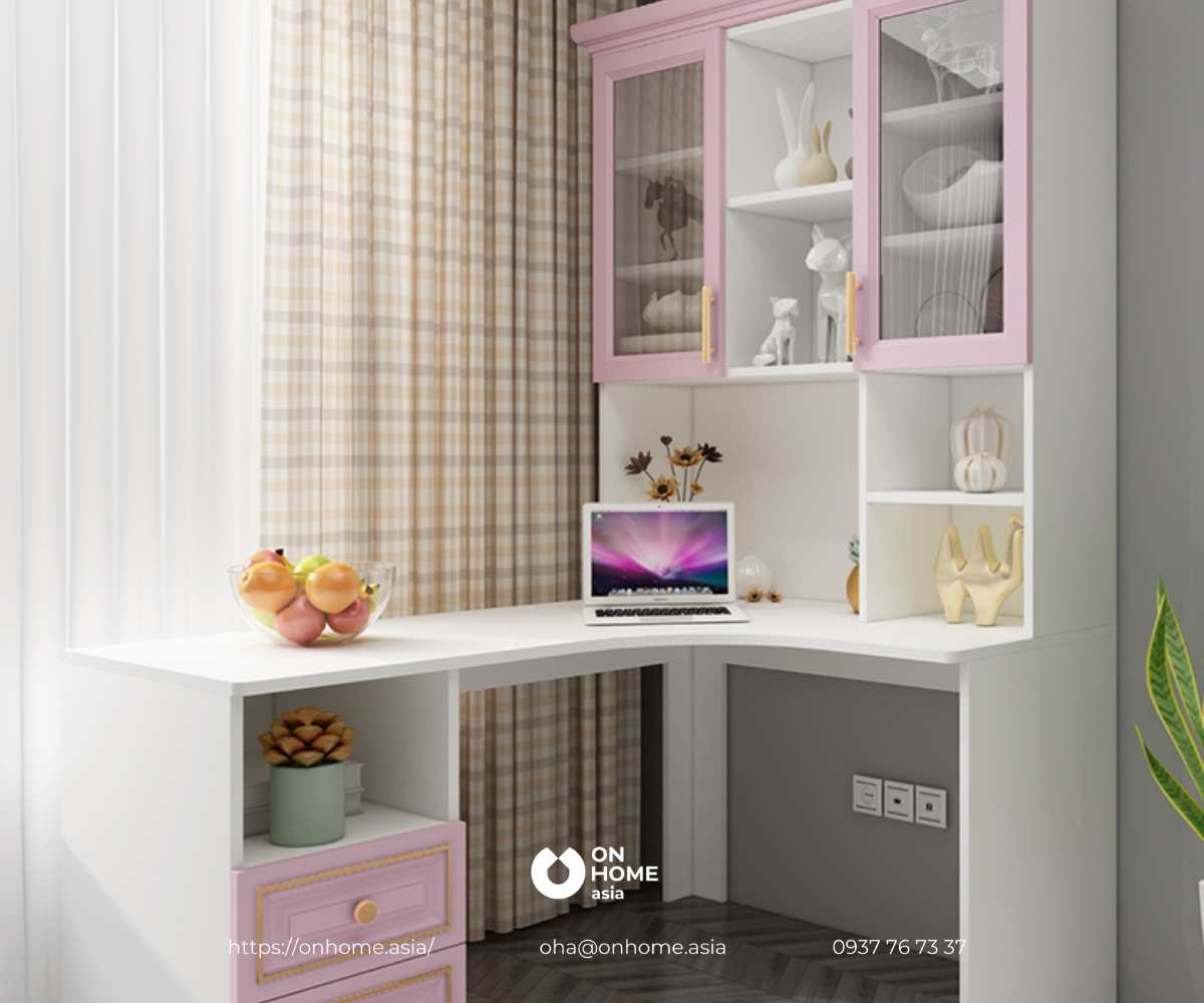 Bàn học đôi thông minh đẹp