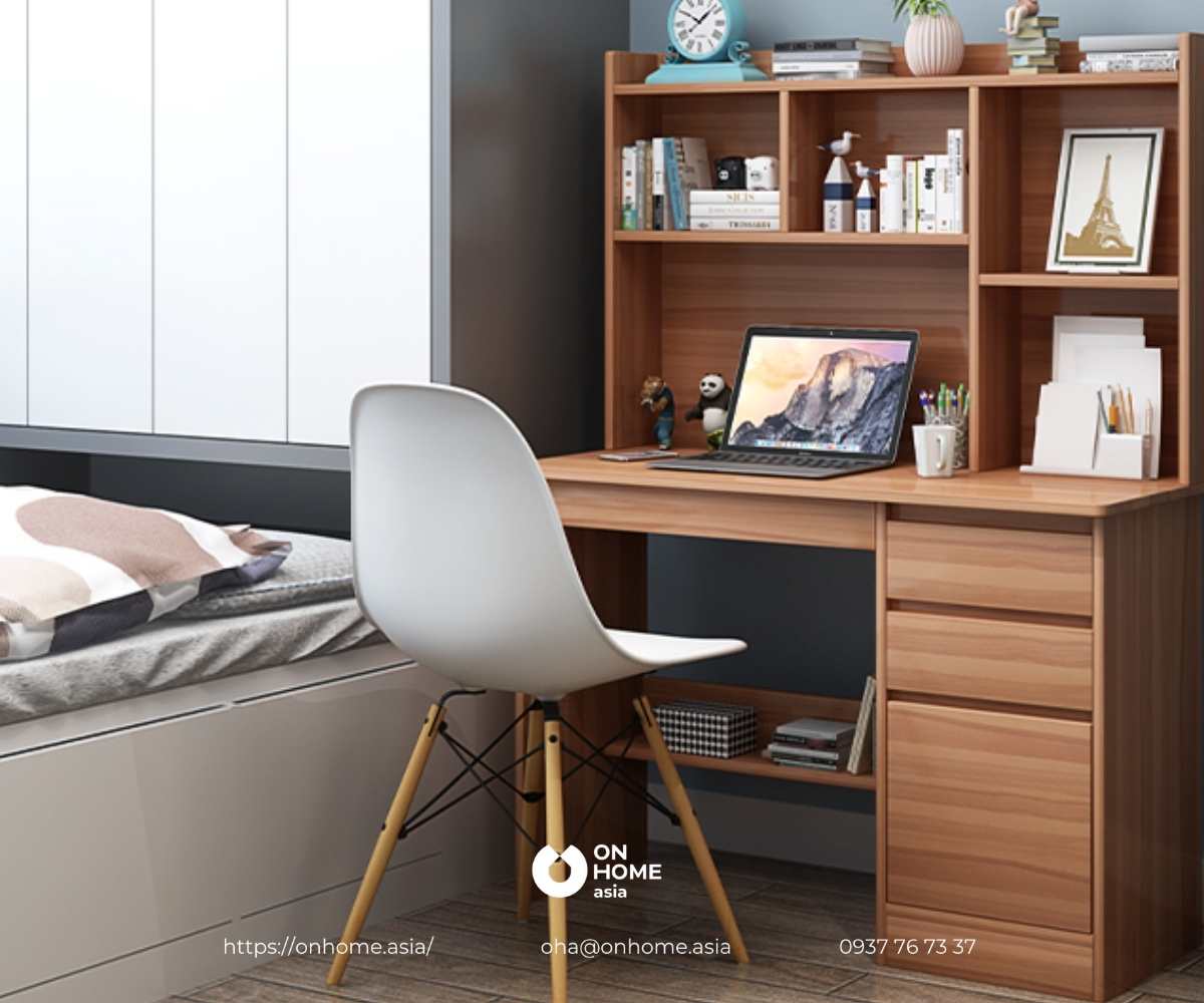 Bàn học thông minh bằng gỗ