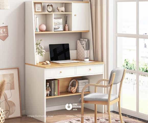 Bàn học cho bé trai bằng gỗ công nghiệp cao cấp