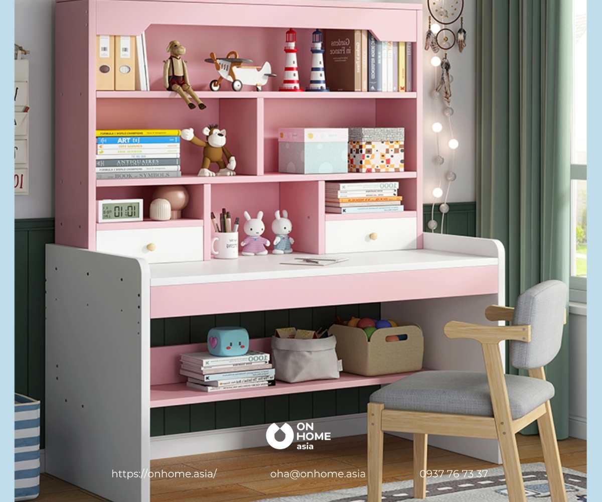Bàn học cho bé gái lớp 1