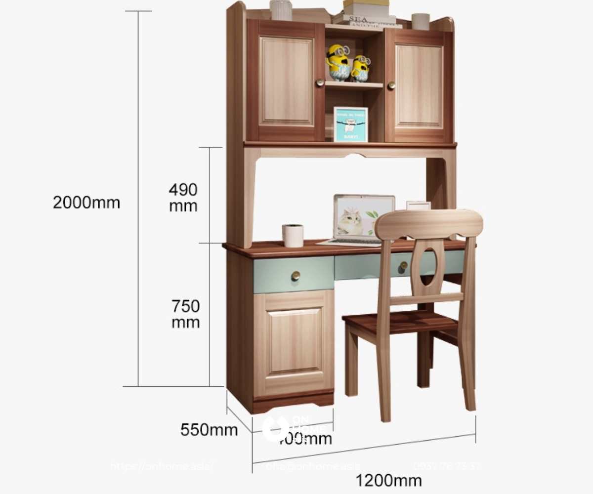 Bàn học cho bé tiểu học đẹp