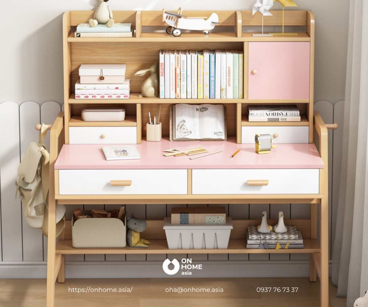 Bàn học cho bé gái lớp 1