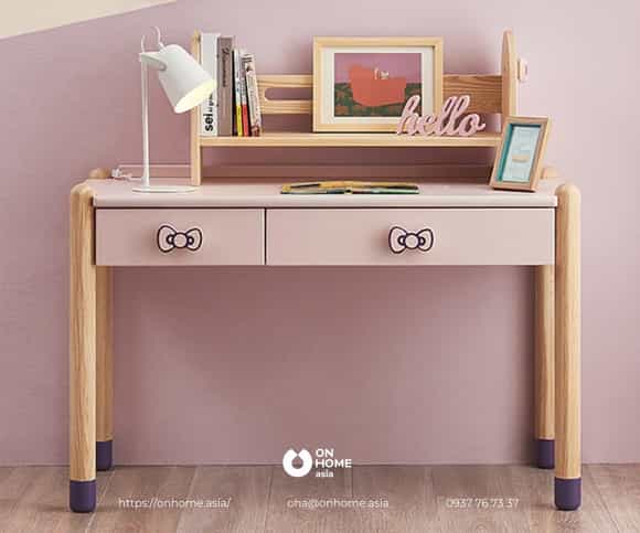 Mẫu bàn học gỗ công nghiệp đẹp