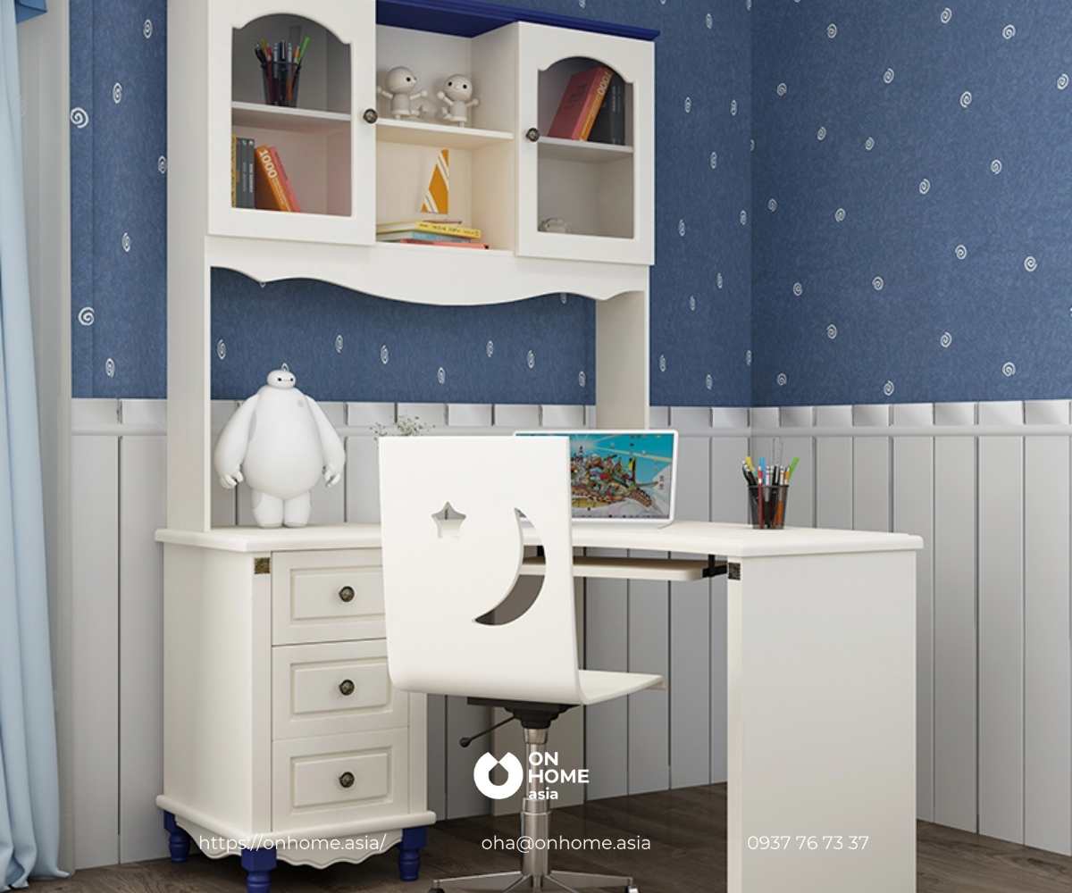 Bàn học đôi cho bé đẹp