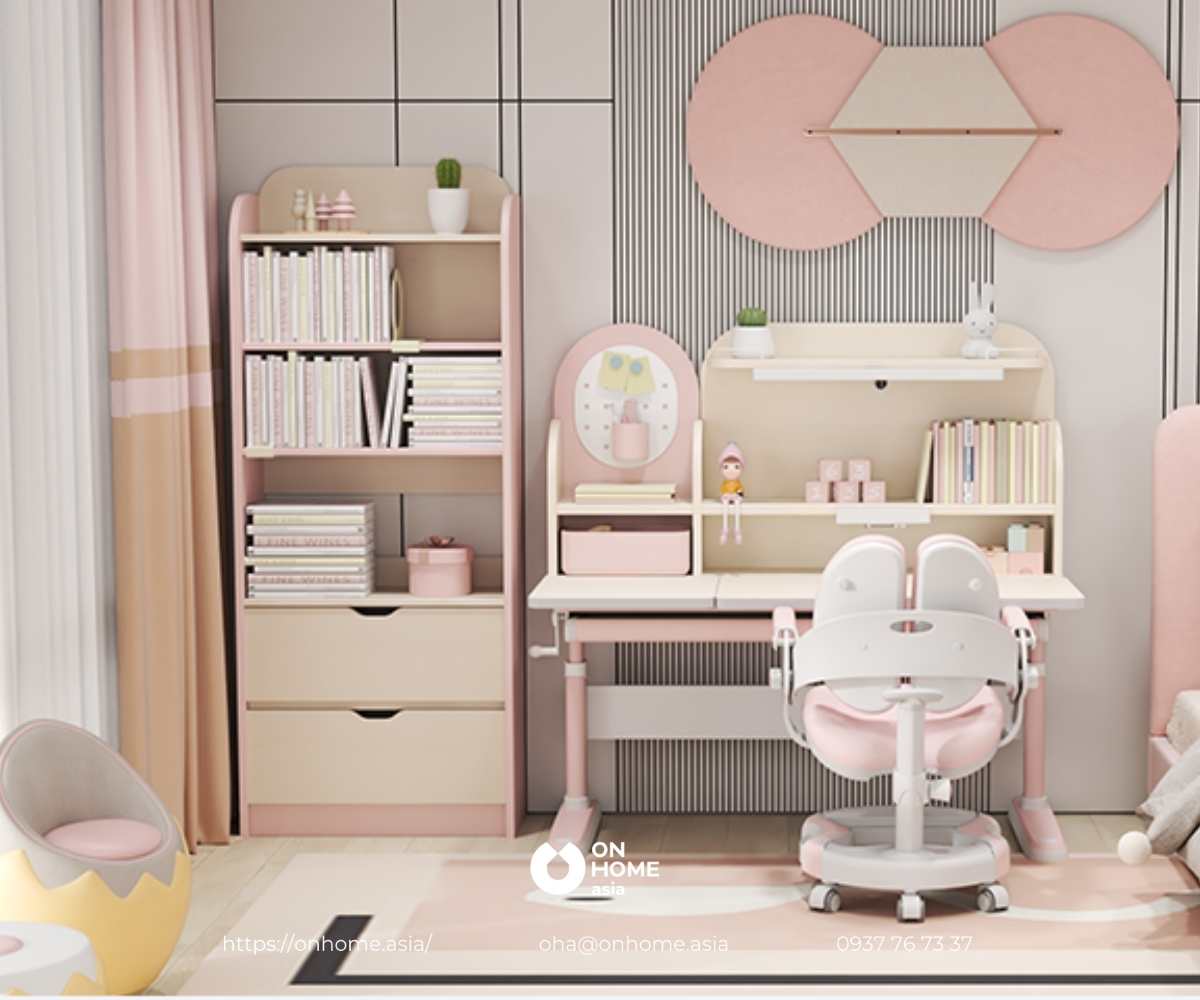 Bàn học thông minh cho bé gái