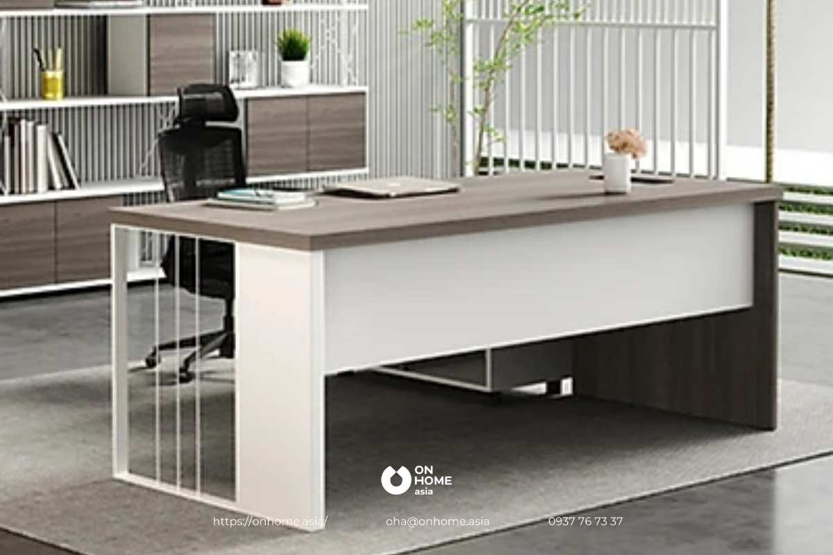 Bàn làm việc văn phòng bằng gỗ