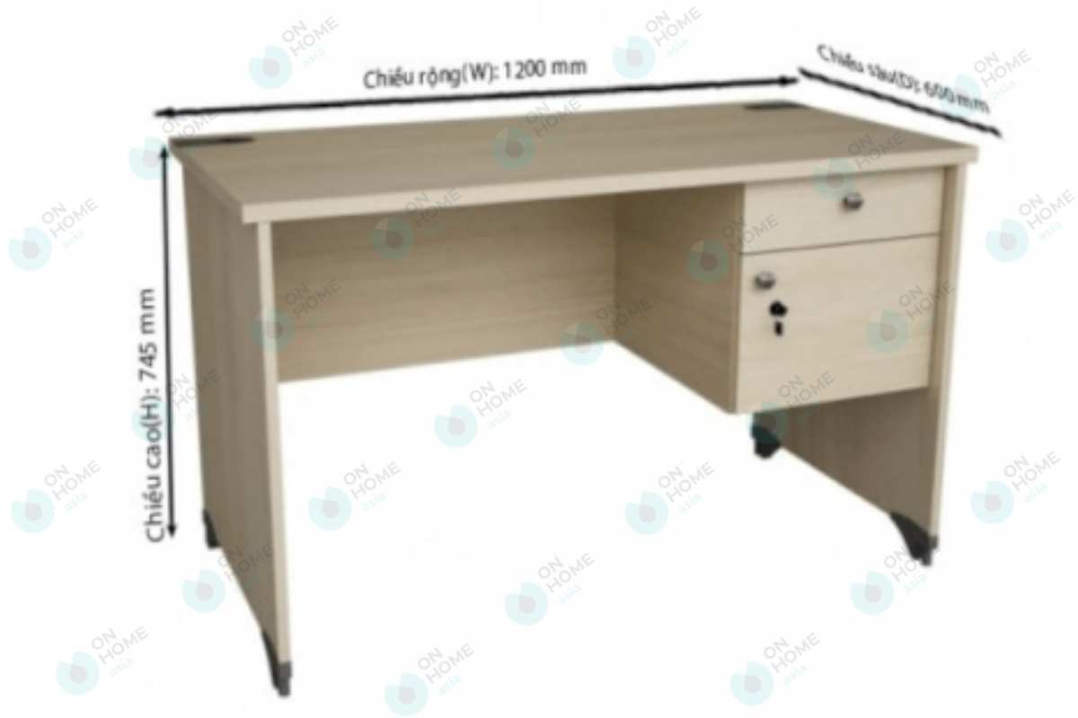 Kích thước bàn làm việc văn phòng