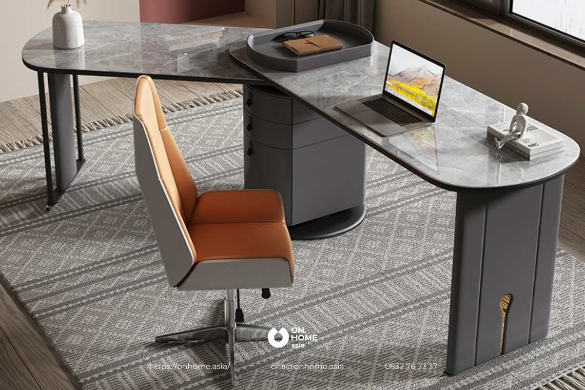 Bàn làm việc gấp bằng gỗ công nghiệp cao cấp