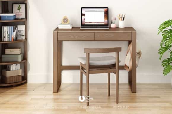 Bàn làm việc gỗ công nghiệp nhỏ gọn hiện đại