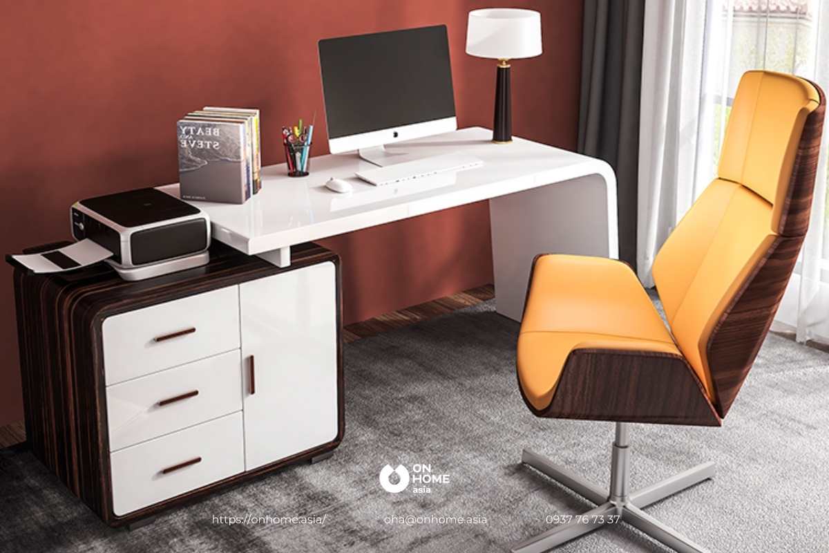 Bàn làm việc đa năng bằng gỗ công nghiệp