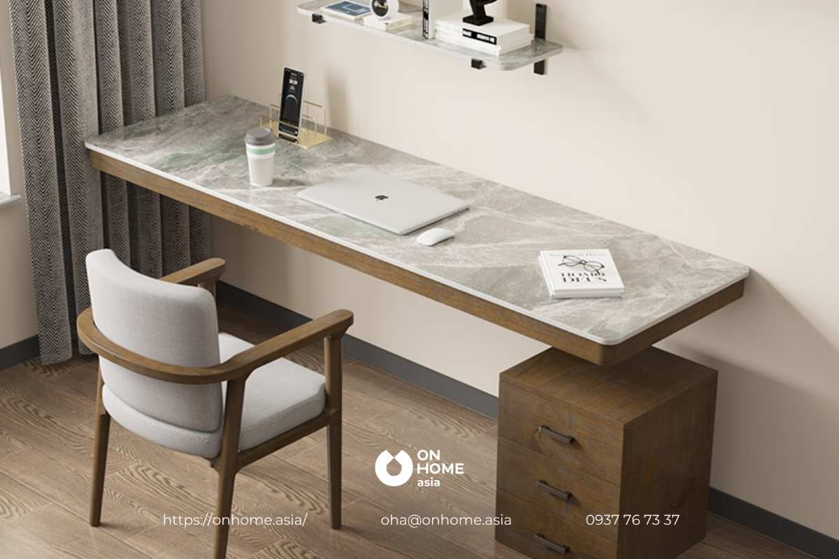 Bàn làm việc treo tường cao cấp nhập khẩu