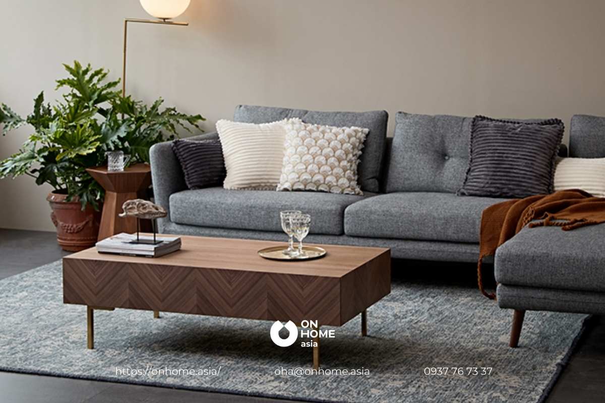 Lựa chọn bàn trà gỗ Óc Chó phụ thuộc vô mục đích sử dụng của gia đình