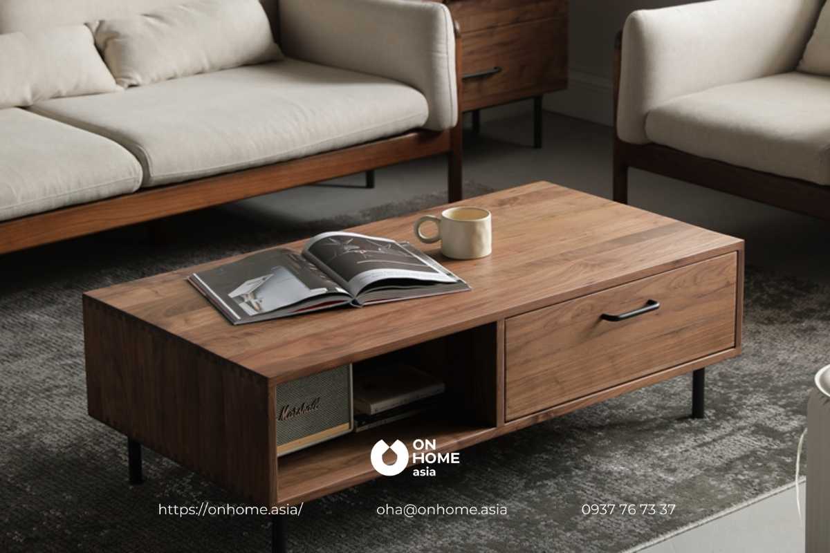 Bàn trà đơn giản mà đẹp