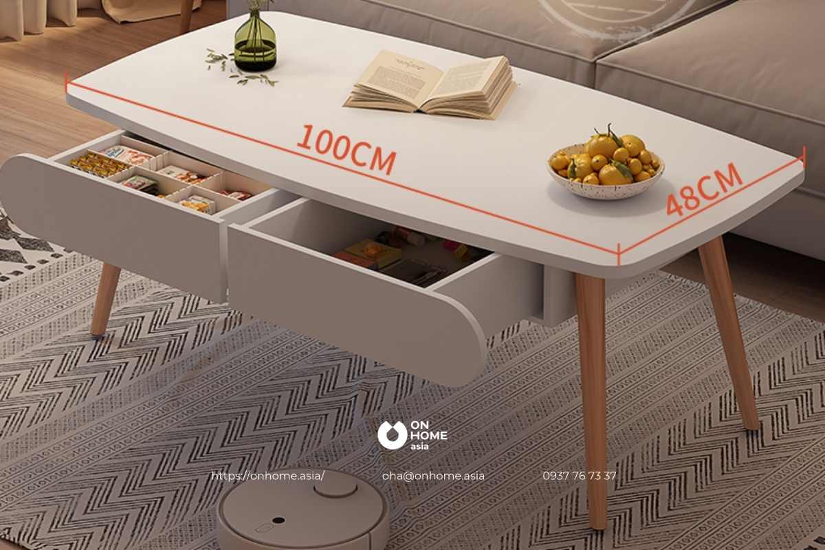 Bàn trà bằng gỗ đẹp